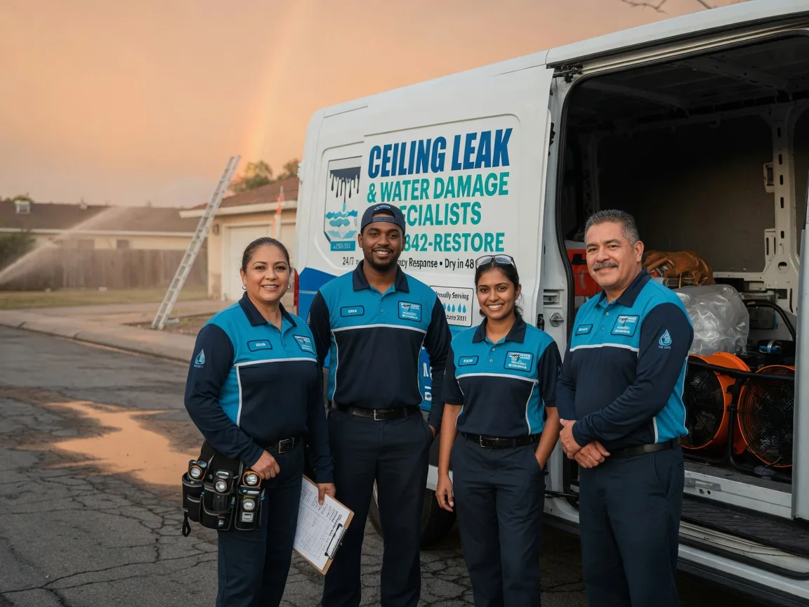 Ceiling Leak Cleanup company in Realitos, TX